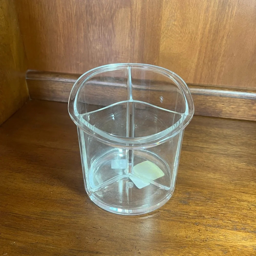 Acrylic make up brush holder